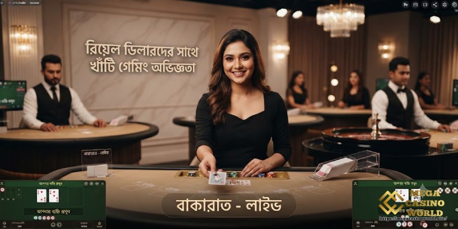 রিয়েল ডিলারের সাথে সত্যিকারের গেমিং অভিজ্ঞতা