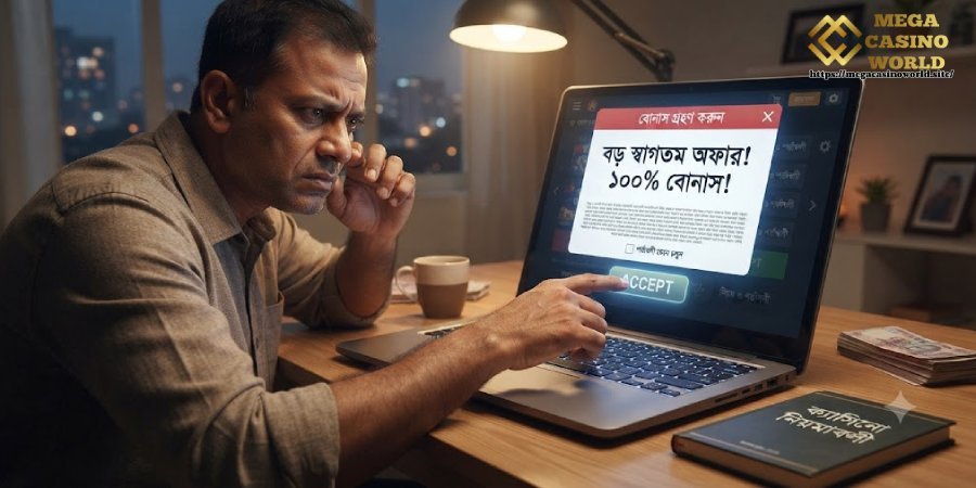 শর্ত না পড়েই বোনাস গ্রহণ করা শর্ত না পড়েই বোনাস গ্রহণ করা