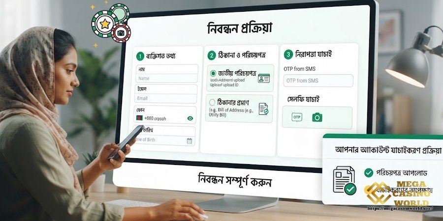 অ্যাকাউন্ট তৈরি ও যাচাইয়ের প্রক্রিয়া অ্যাকাউন্ট তৈরি ও যাচাইয়ের প্রক্রিয়া