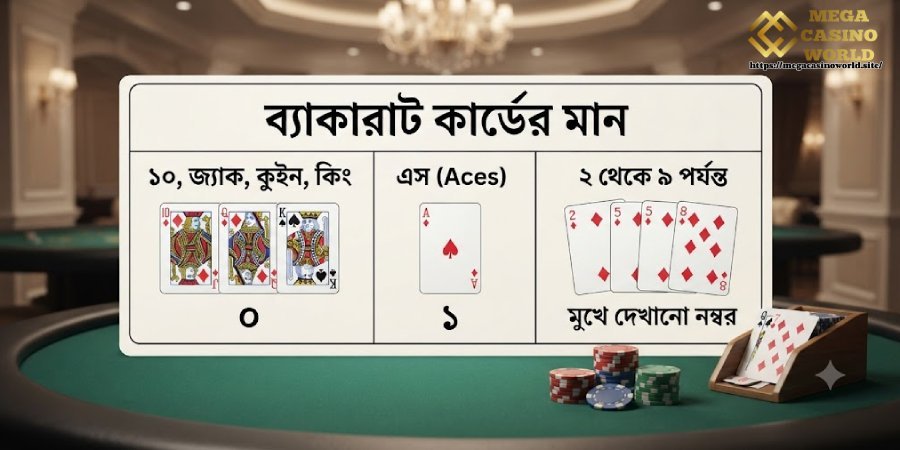 Baccarat কার্ডের মান Baccarat কার্ডের মান