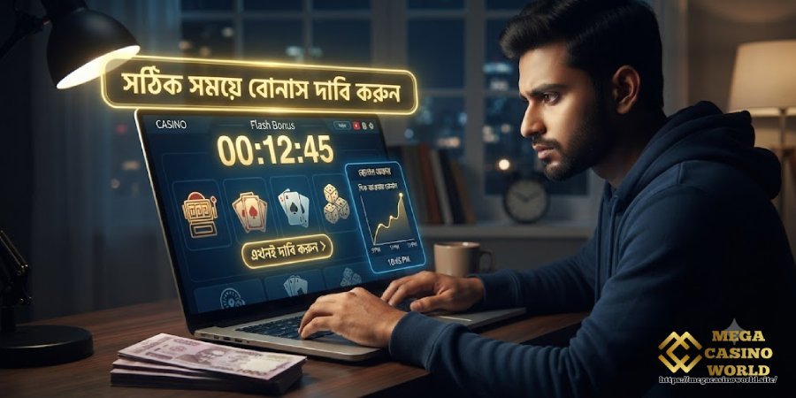 সঠিক সময়ে বোনাস দাবি করুন সঠিক সময়ে বোনাস দাবি করুন