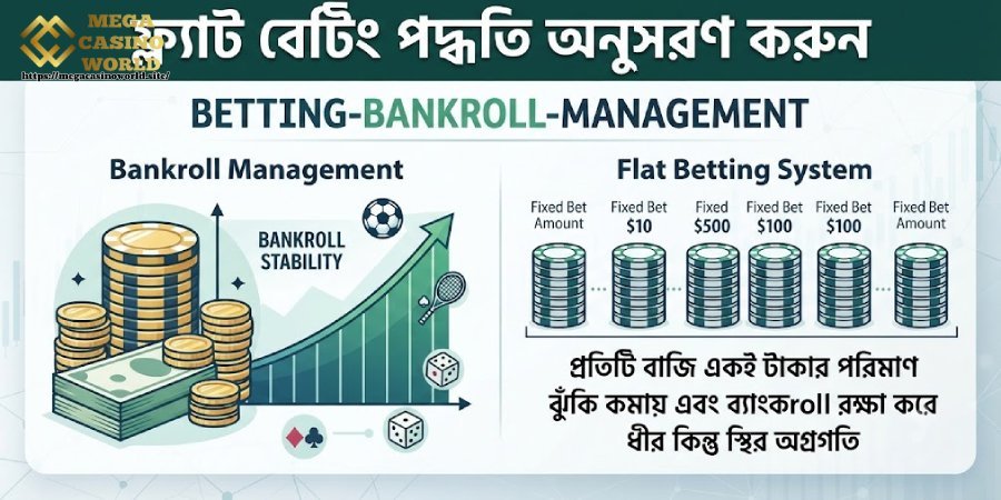 ফ্ল্যাট বেটিং পদ্ধতি অনুসরণ করুন ফ্ল্যাট বেটিং পদ্ধতি অনুসরণ করুন