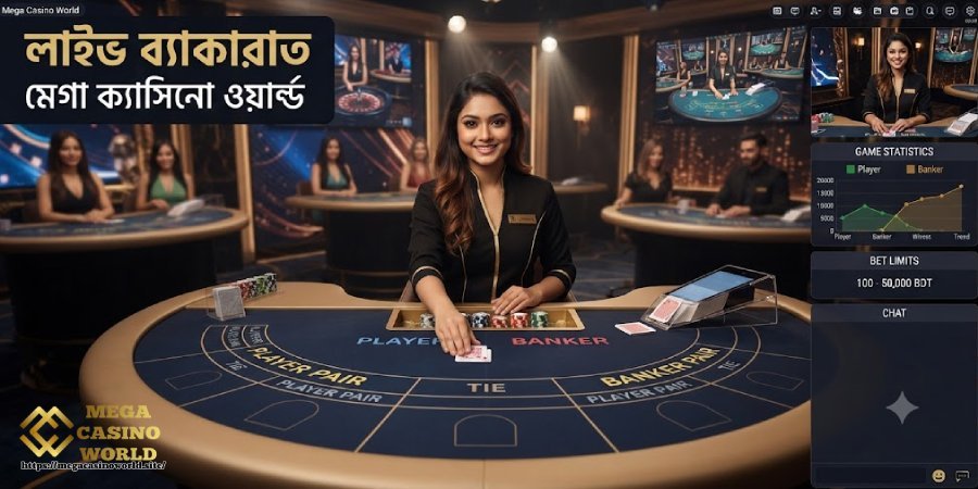 লাইভ Baccarat Mega Casino World লাইভ Baccarat Mega Casino World