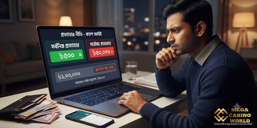 ন্যূনতম ও সর্বোচ্চ উইথড্রয়াল সীমা ন্যূনতম ও সর্বোচ্চ উইথড্রয়াল সীমা