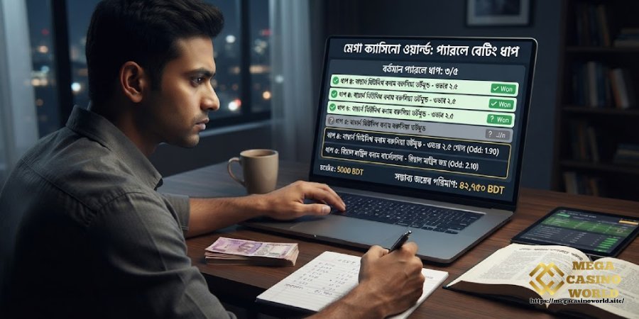 Mega Casino World এ প্যারলে বেটিং