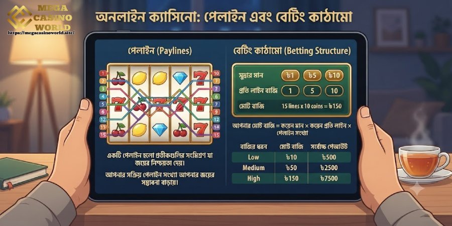 পেলাইন ও বেটিং কাঠামো পেলাইন ও বেটিং কাঠামো