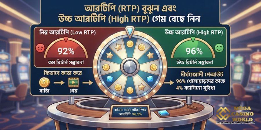 RTP বুঝুন এবং বেশি RTP গেম বেছে নিন RTP বুঝুন এবং বেশি RTP গেম বেছে নিন